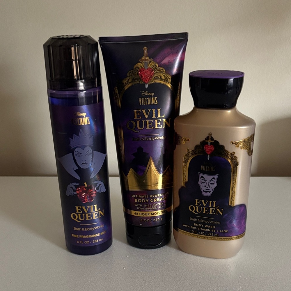 Disney Villains Evil Queen Bath Set - Purple and Gold
